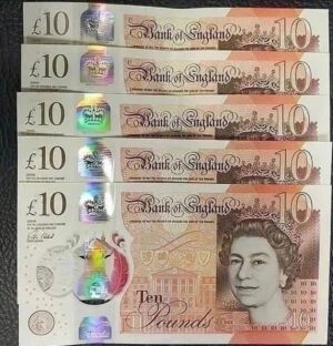 Buy 10 GBP Bills Online